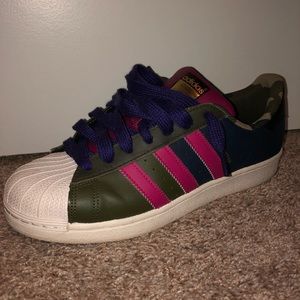 adidas Green and Pink Athletic Shoes